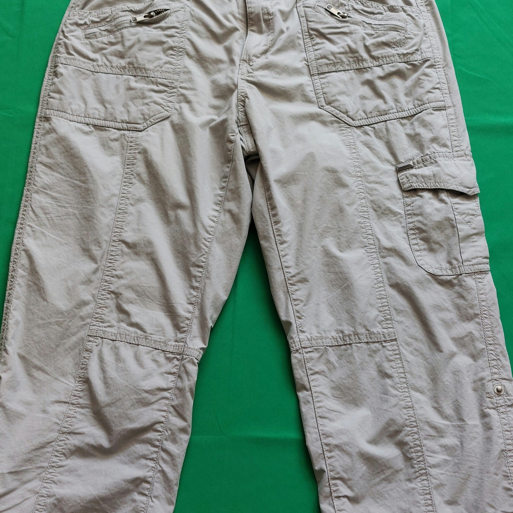 Point Zero Women's Casual Cargo Pants - Gray